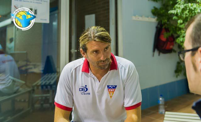 Dídac Cobacho atendió a WATERPOLISTA.com tras la Copa Catalunya / JOSEP ARNAU (ATELIER PHOTO)