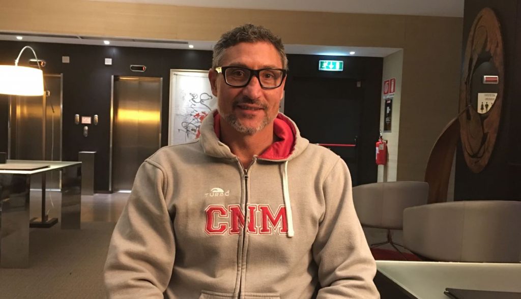 El técnico de La Sirena CN Mataró atendió a WATERPOLISTA.com en el hotel del equipo en Padova / JOSEP ARNAU (ATELIER PHOTO)