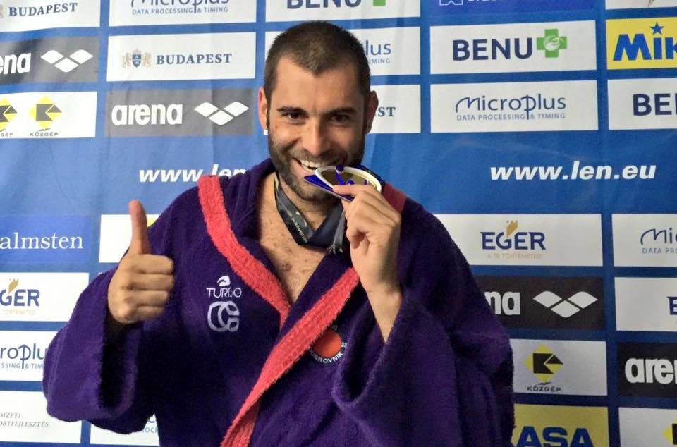 El jugador español del Jug en zona mixta tras conseguir el título / MARÍA GUIXA