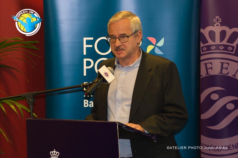 Gaspar Ventura durante la presentación de Ligas celebrada ayer jueves / JOSEP ARNAU (ATELIER PHOTO)